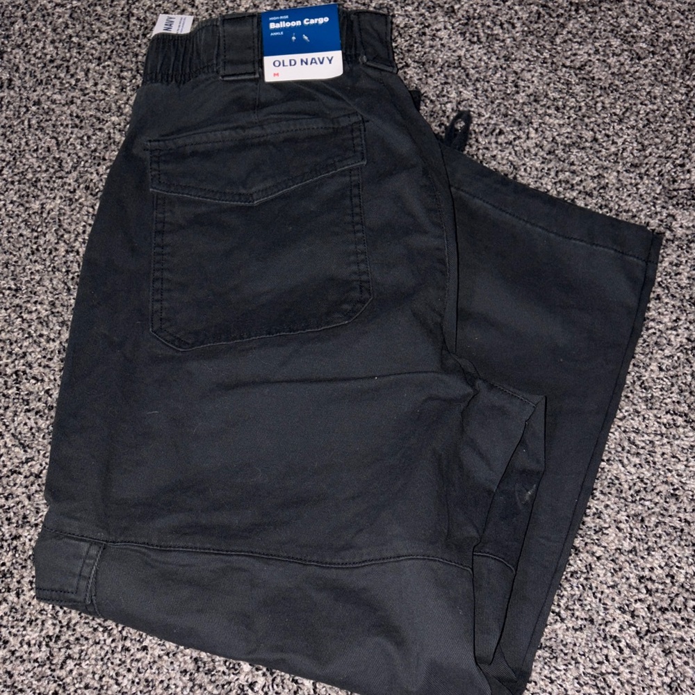 Old Navy Men's Black Cargo Pants